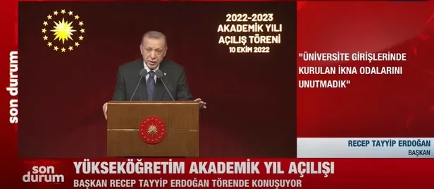 Başkan Erdoğan'dan 2022-2023 Yükseköğretim Akademik Yıl Açılış Töreni'nde önemli açıklamalar-5