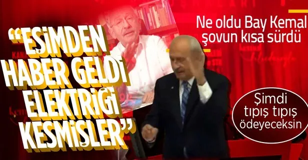 Kemal Kılıçdaroğlu’nun ’fatura ödememe’ şovu bitti!
