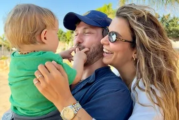 Tolga Sarıtaş ve Zeynep Mayruk’un oğlu minik Ali 1 yaşına bastı! Orman konseptli renkli kutlama