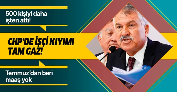 CHP'de kıyım sürüyor! Adana Büyükşehir Belediyesi Başkanı Zeydan Karalar 500 kişiyi daha işten attı