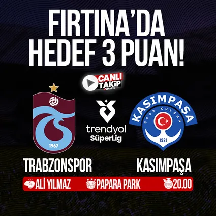 Trabzonspor - Kasımpaşa | CANLI