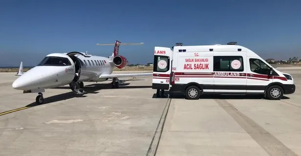 Van'dan İstanbul'a umut köprüsü! Ambulans uçak 3 günlük hasta bebek için havalandı