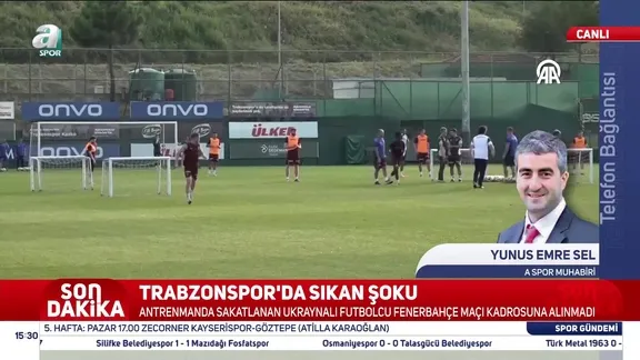 Trabzonspor'da Danylo Sikan şoku