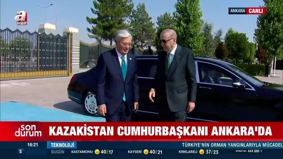Kazakistan Cumhurbaşkanı Tokayev Ankara'da!
