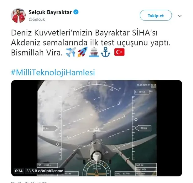SİHA ilk test uçuşunu Akdeniz semalarında gerçekleştirdi-1