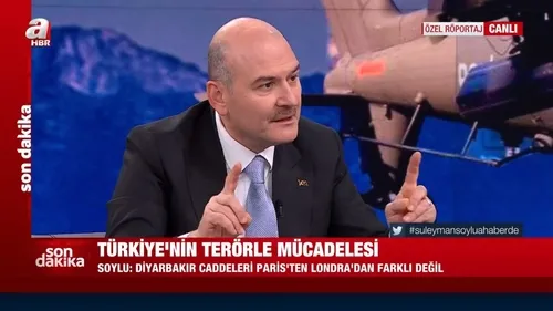 İçişleri Bakanı Süleyman Soylu: Diyarbakır caddeleri Paris’ten Londra’dan farklı değil
