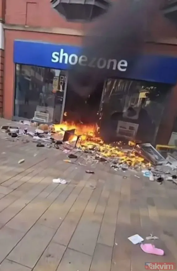 İngiltere karıştı: Aşırı sağcılar sokakları ateşe verdi, dükkanları yağmaladı! 92 kişi gözaltında - 6