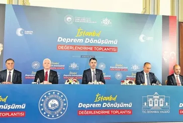 Bakan Kurum'dan İstanbul Deprem Dönüşümü Değerlendirme Toplantısı'nda önemli açıklamalar!