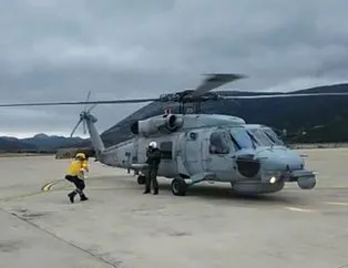 Askeri helikopter 9 aylık bebek için havalandı