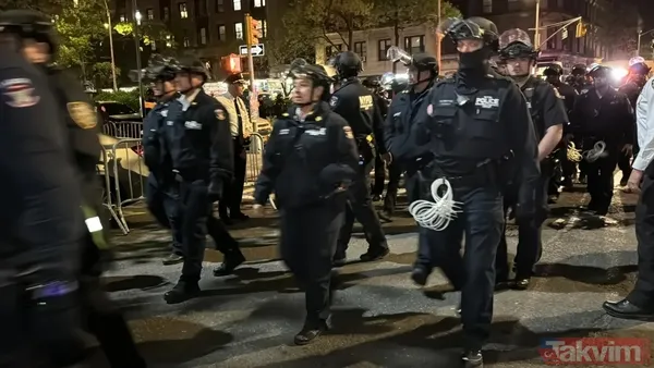 ABD intifadasına pranga! Columbia Üniversitesi’ne baskın: Çevik kuvvet ve kamyonlarla saldırdılar! Kaliforniya'da İsrail yanlıları protestoculara saldırdı - 18
