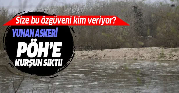 Yunanistan askeri Meriç Nehri'nde devriye atan özel harekat polisi botuna taciz ateşi açtı!