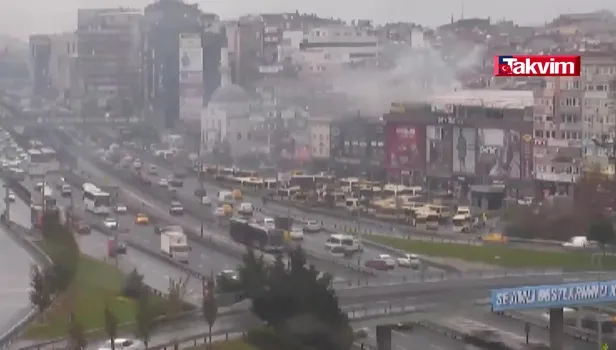 Şirinevler'de yangın paniği