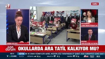 Okullarda ara tatil kalkıyor mu? Bakan Yusuf Tekin açıkladı