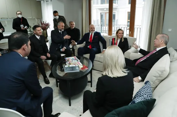 Başkan Erdoğan'dan Arnavutluk'ta depremzedeler için inşa edilen konutların teslim töreninde önemli açıklamalar-12