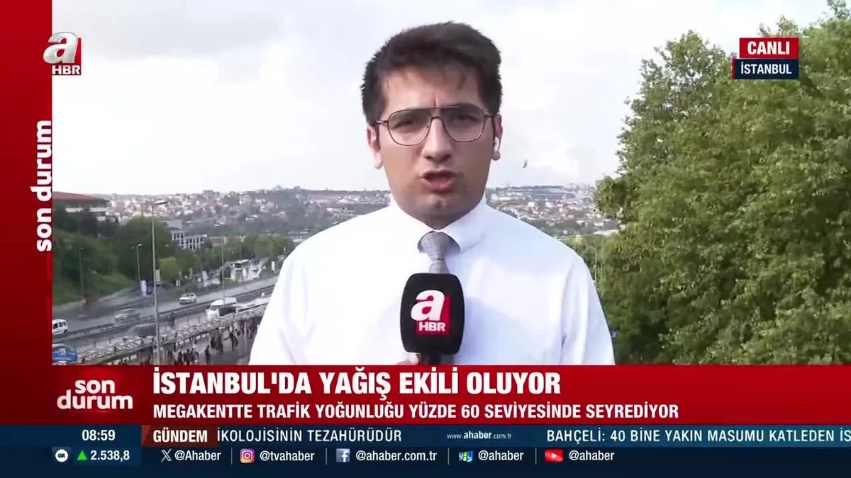 İstanbul’da sağanak yağış!