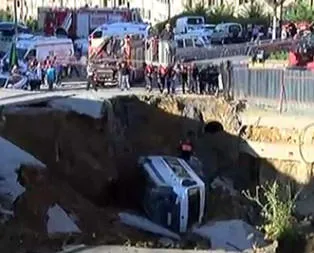 İstanbul’da AVM inşaatında göçük