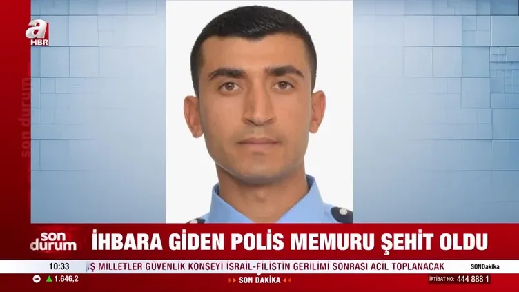 İhbara giden polis memuru şehit oldu!