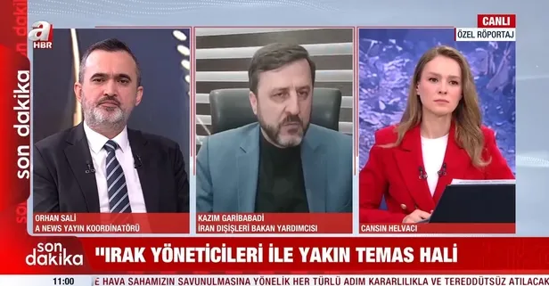 İran Dışişleri Bakanı Yardımcısı Kazım Garibabadi A Haber'de açıkladı: Türkiye'yi hedef almamız için bir sebep yok