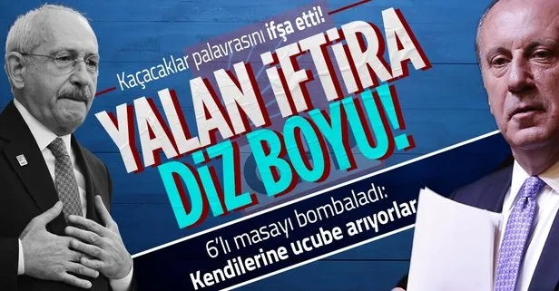 Muharrem İnce’den CHP’li Kemal Kılıçdaroğlu’na kaçacaklar tepkisi: Yalan iftira diz boyu