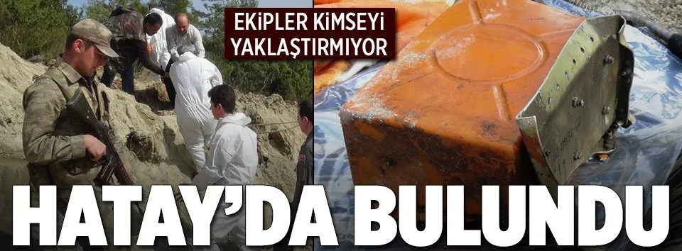 Suriye uçağının karakutusu bulundu