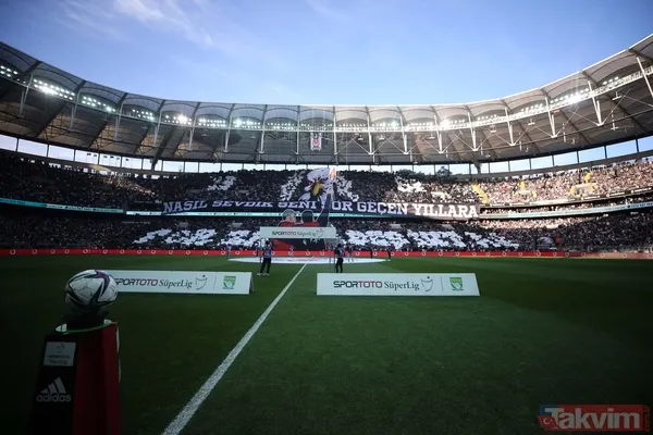 Beşiktaş - Fenerbahçe derbisinde görsel şölen: Kartal'ın kareografisi alkış topladı - 7