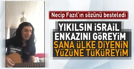 Murat Kekilli'nin yeni bestesi: Yıkılasın İsrail