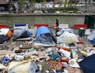 Paris'te mültecilerin zor yaşamı