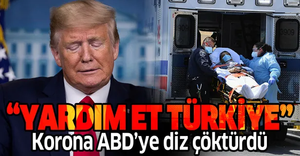 Son dakika: ABD'de sağlık sistemi çöktü! Türkiye’den maske ve sabun istediler