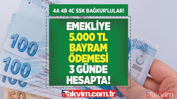 IBAN ve maaş kartınızı kontrol edin! Emekliye 5.000 TL bayram ödemesi 3 günde hesapta! 2.500 TL-3.500 TL maaş alan 4A 4B 4C SSK Bağkur'lular! - 1
