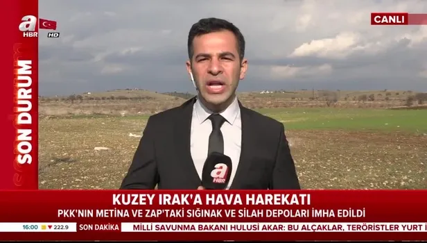 Son dakika: Irak'ın kuzeyine hava harekatı