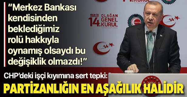 Son dakika: Başkan Erdoğan'dan CHP'li belediyelerdeki işçi kıyımına çok sert tepki