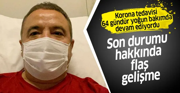 Koronavirüse yakalanan Antalya Büyükşehir Belediye Başkanı Muhittin Böcek, 64 gün sonra normal servise alınıyor