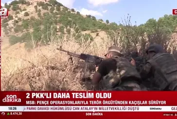 MSB açıkladı: 2 PKK'lı daha teslim oldu!