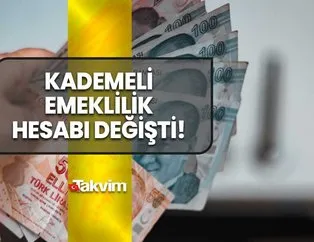 Kademeli emeklilik hesaplaması güncellendi! SSK 1999 öncesi 2000 2009 arası ve sonrası için yeni emeklilik tablosu