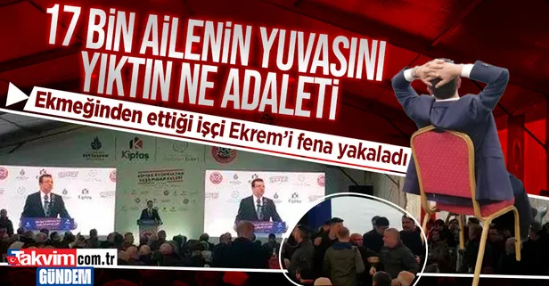 Ekrem İmamoğlu'na tepki! İşinden ettiği Birol Durmuş böyle haykırdı: 17 bin ailenin yuvasını yıktınız bu mu sizin adaletiniz?
