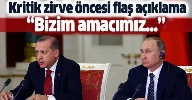 Son dakika: Bakan Akar'dan Erdoğan-Putin zirvesi öncesi flaş açıklama