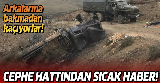 İşgalci Ermenistan ordusu çöküyor: Yiyecek ve cephaneleri bitince cephelerden geri çekildiler