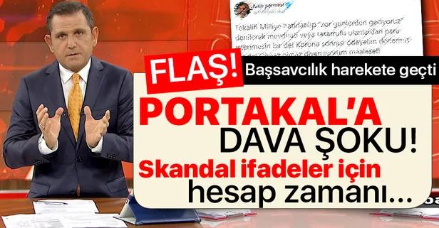 Son dakika: FOX TV sunucusu Fatih Portakal'a dava şoku! Başsavcılık harekete geçti