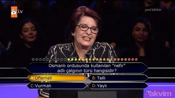 Kim Milyoner Olmak İster’e damga vuran Yeşilçam sorusu! Adile Naşit ve Münir Özkul... - 48