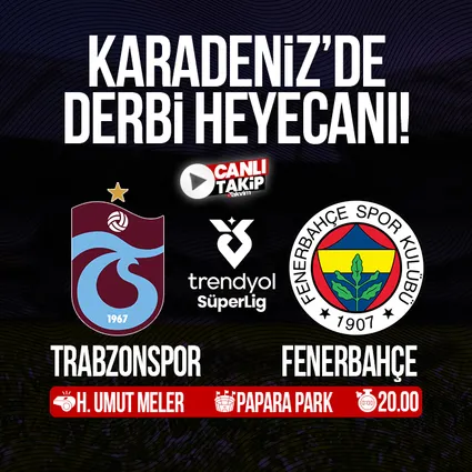 Trabzonspor - Fenerbahçe | SÜPER LİG MAÇI CANLI