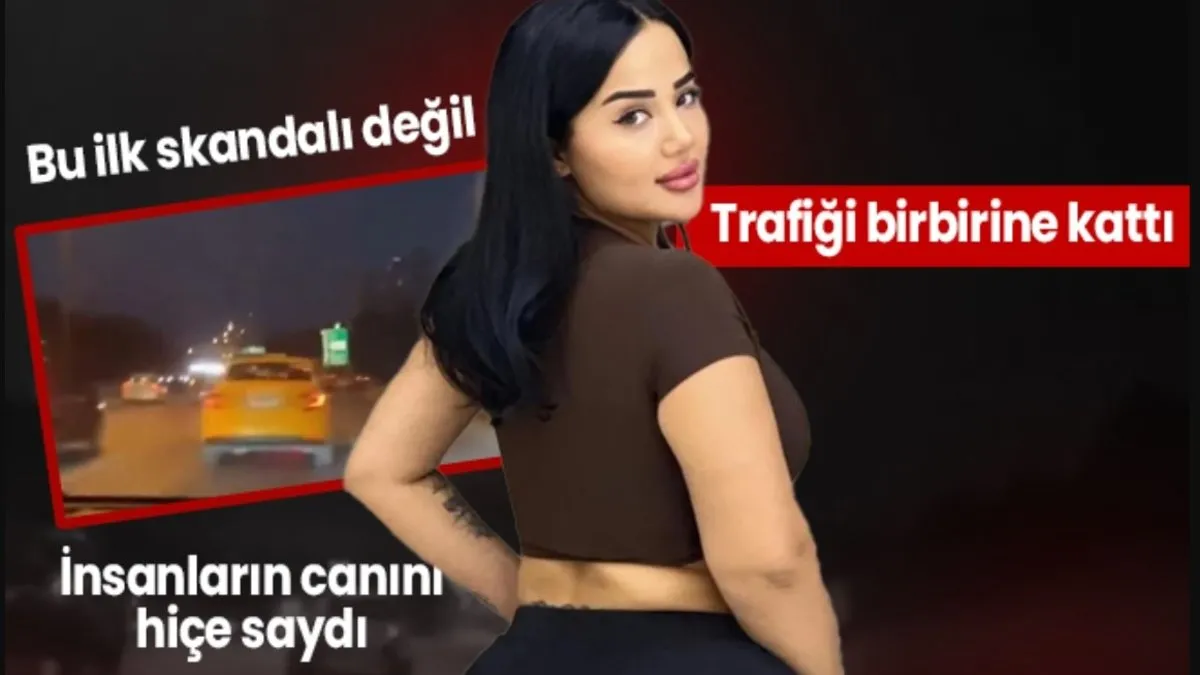 'Melek Azad' lakaplı TikTok fenomeni Fatma Demir trafikte terör estirdi!