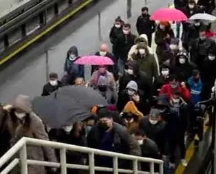 Toplu taşıma araçlarında yoğunluk