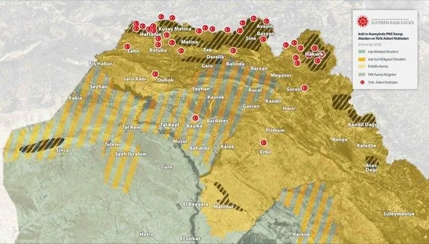 Son dakika: İletişim Başkanlığı gurur tablosunu paylaştı: Mehmetçik Irak'ın kuzeyine Pençe'yi sağlam geçirdi-1