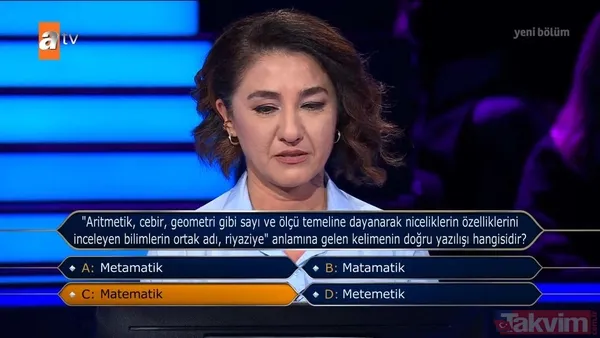Kenan İmirzalıoğlu'nun sunduğu Kim Milyoner Olmak İster'de kafa karıştıran Demet Akalın sorusu - 28