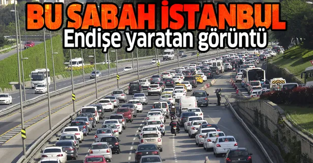 Son dakika: 15 Temmuz Şehitler Köprüsü'nde trafik yoğunluğu! Durma noktasına geldi