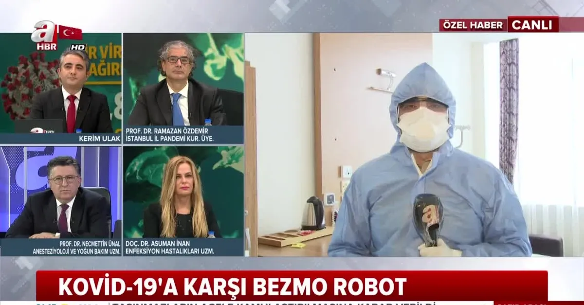 Türkiye'de bir ilk: Kovid-19'a karşı Bezmo Robot