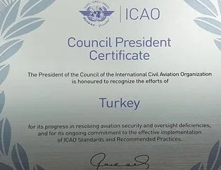 Türk sivil havacılığına uluslararası güvenlik sertifikası