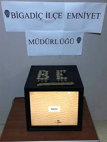 Çay ocağında müzik kutusuna benzer kumar makinesi ele geçirildi-1