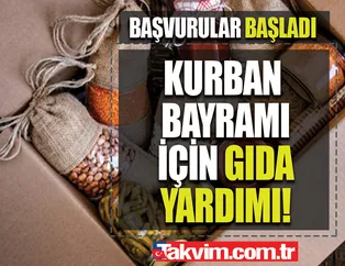 Kimliği ile giden kolisini alıyor! Gıda yardımı için başvuru ekranı aktif edildi! 2022 Kurban Bayramı öncesinde...