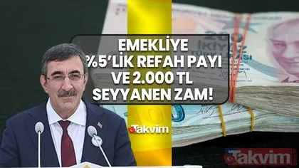 En düşük emekli maaşı alan SSK, Bağkur’luya %40 enflasyon farkı netleşti! Emekliye %5’lik refah payı + 2 bin TL seyyanen zam çıktı! %4 ek ödeme içinde...
